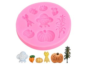Molde silicona 8 figuras Halloween